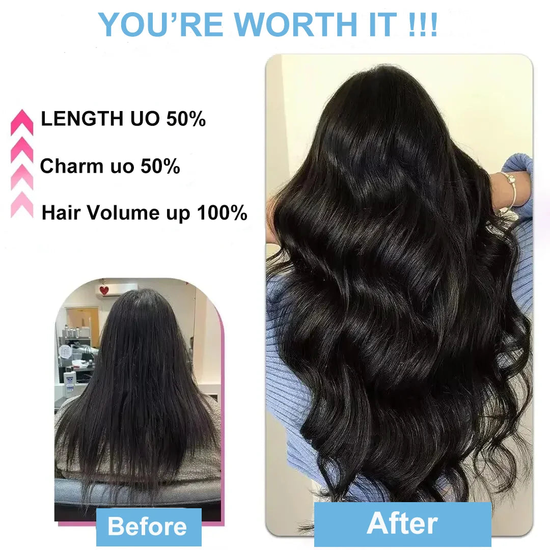 Kinky Straight Clips In Human Hair Extensions Natural Color In Brazilian 100% Remy Human Hair 120G 8Pcs/Set Full Head For Women