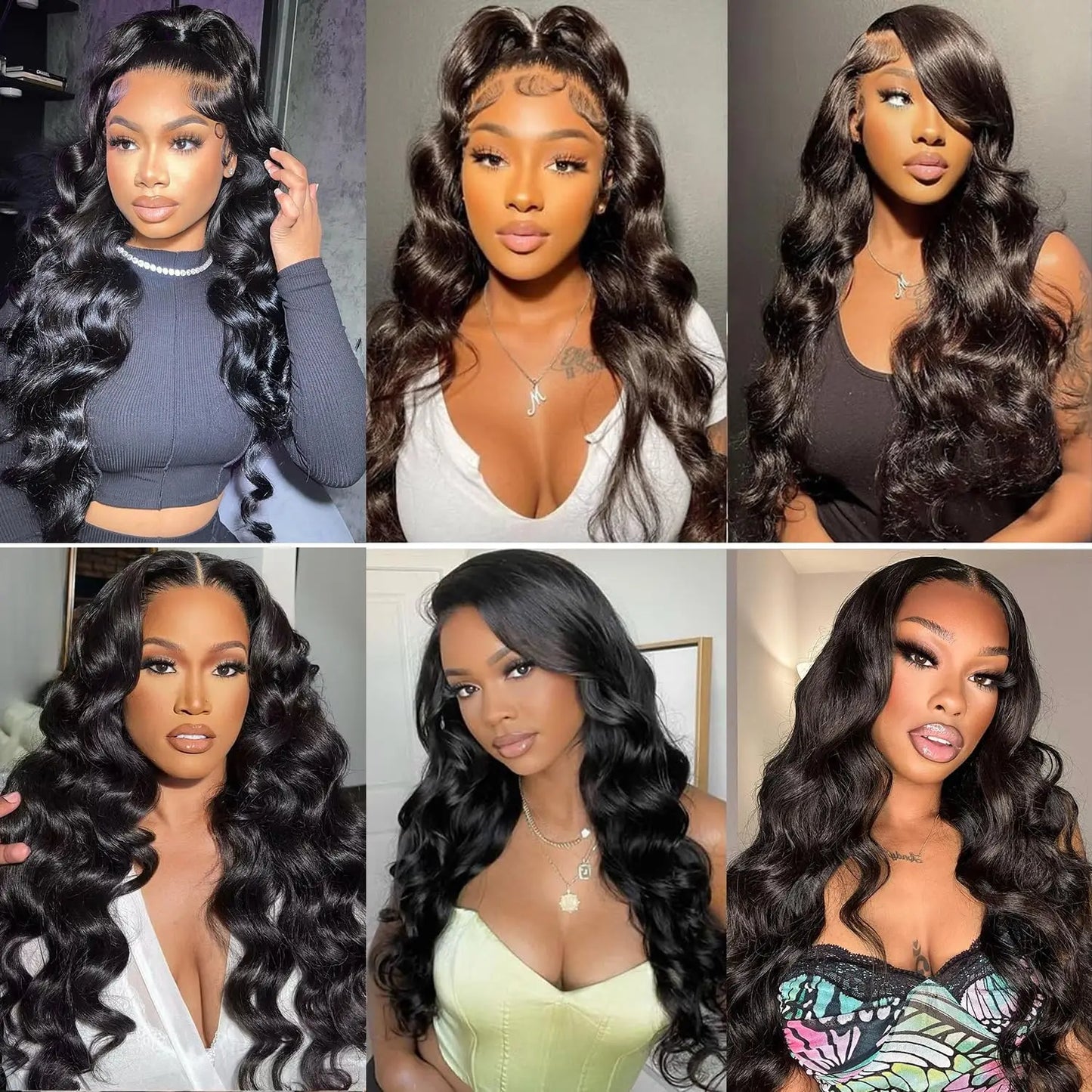 34 Inch Body Wave Wigs Human Hair 13x6 HD Lace Front Human Hair Wigs Brazilian Lace Frontal Wigs Pre Plucked For Black Women