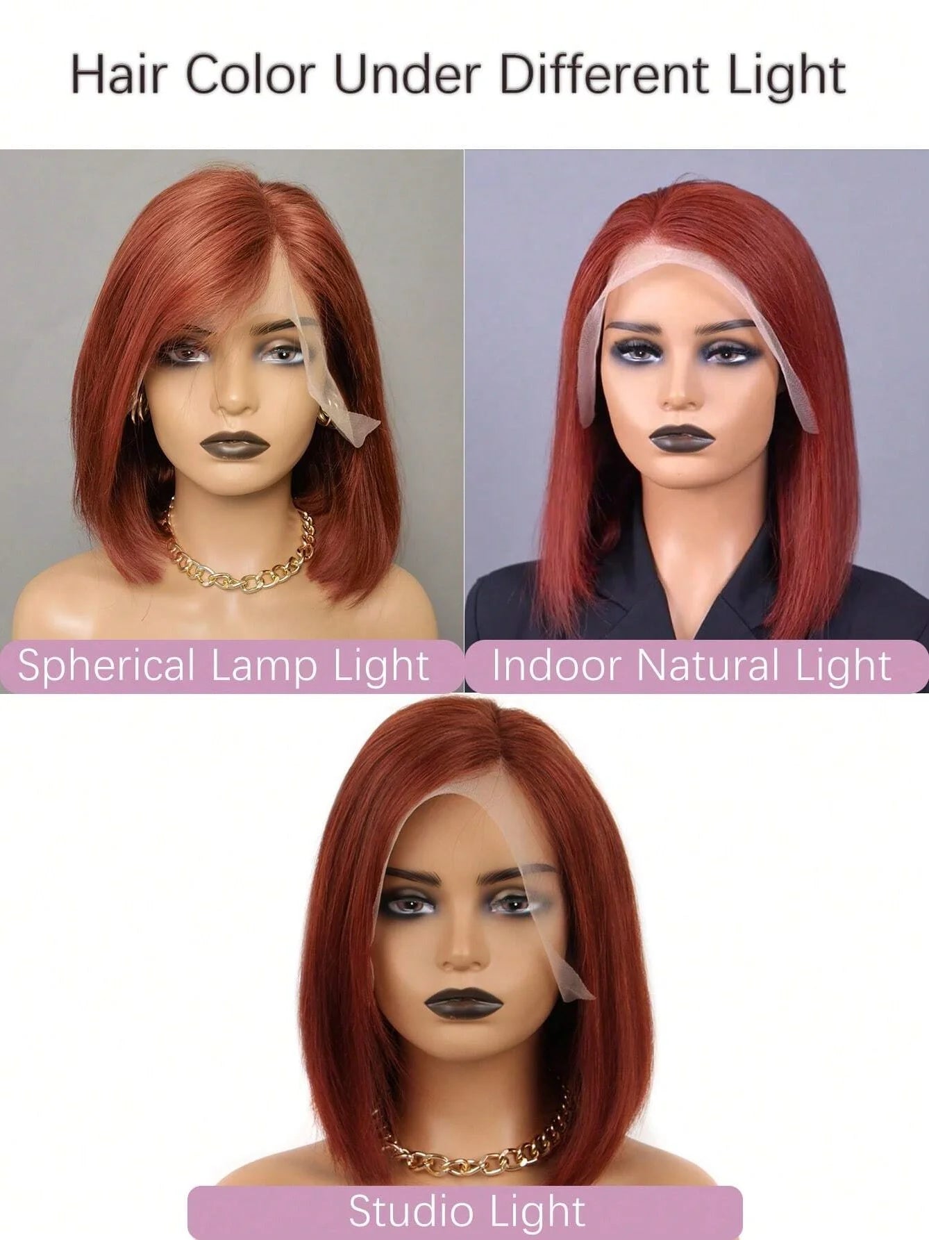 #33 Reddish Brown Bob Wig Human Hair 13x4 Lace Front Wigs Brown Glueless Peruvian Straight Lace Front Human Hair Wigs For Women