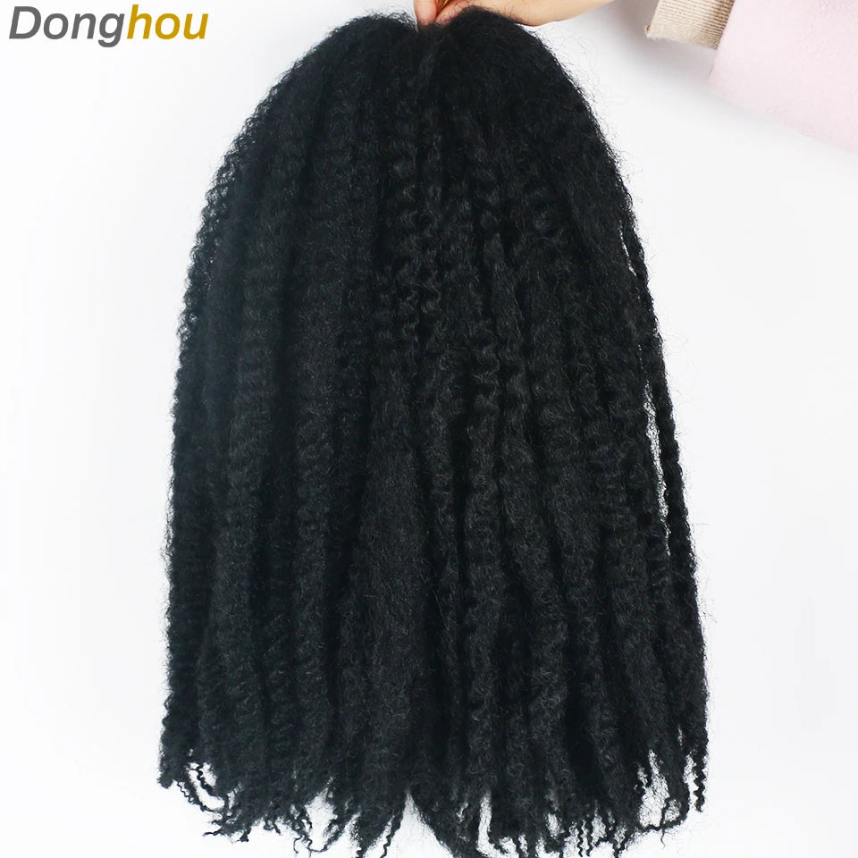 Marley Hair For Braids Afro Kinky Marley Braid Hair Kanekalon Synthetic Bob Marley Ombre Braiding Hair Extensions Easy Braid