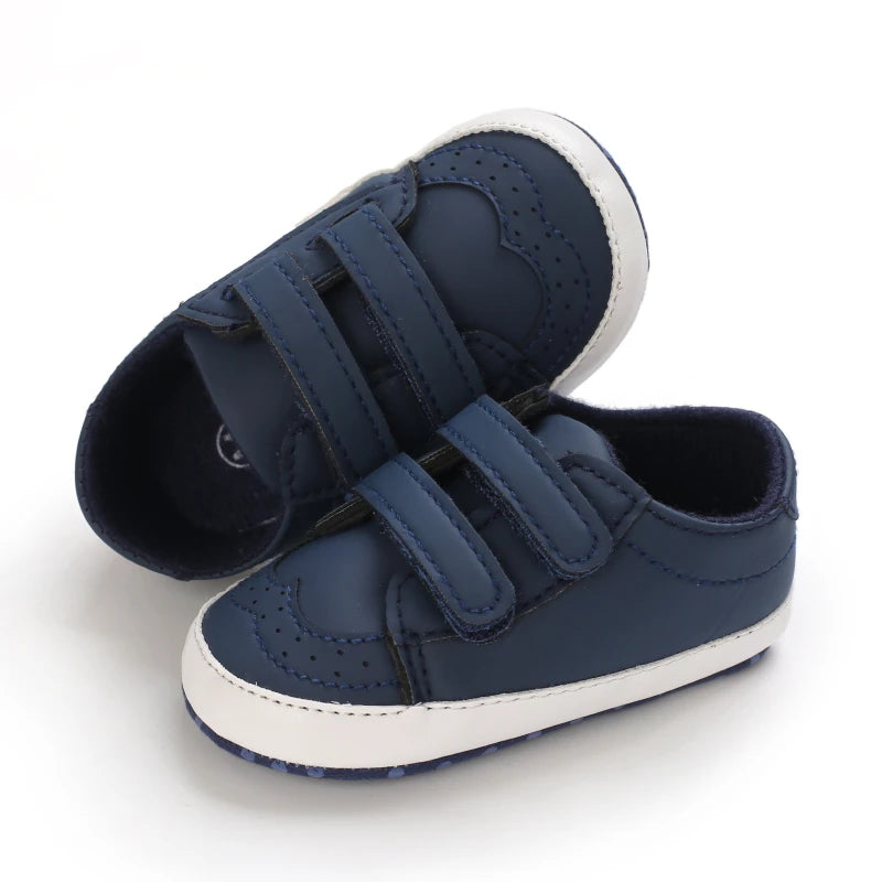 Newborn Baby Prewalker Girls Boys Casual Shoes Leather Non-Slip Soft-Sole Infant Toddler First Walkers 0-18M Baptism