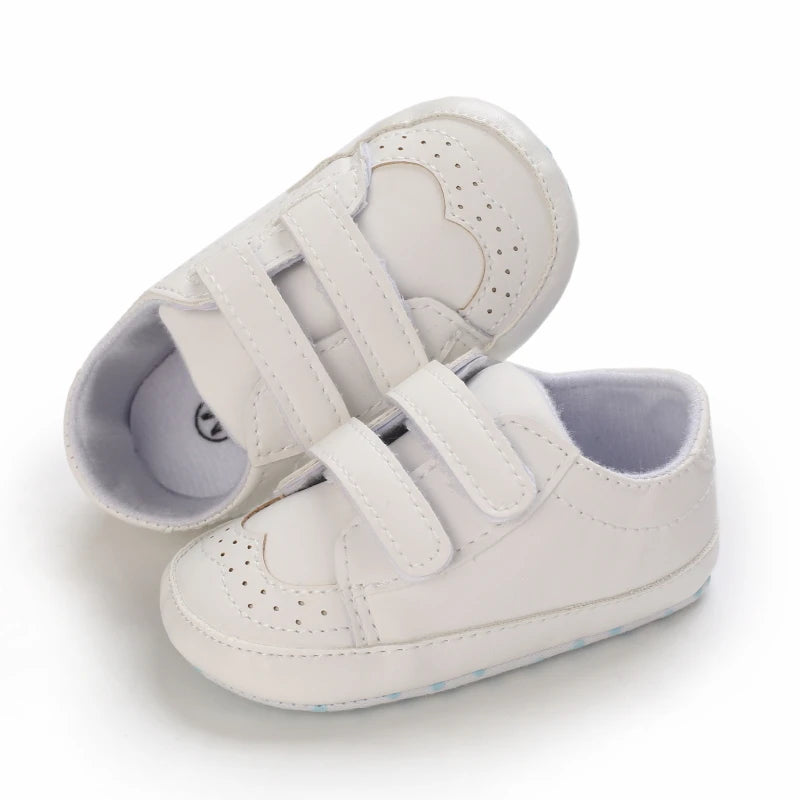 Newborn Baby Prewalker Girls Boys Casual Shoes Leather Non-Slip Soft-Sole Infant Toddler First Walkers 0-18M Baptism