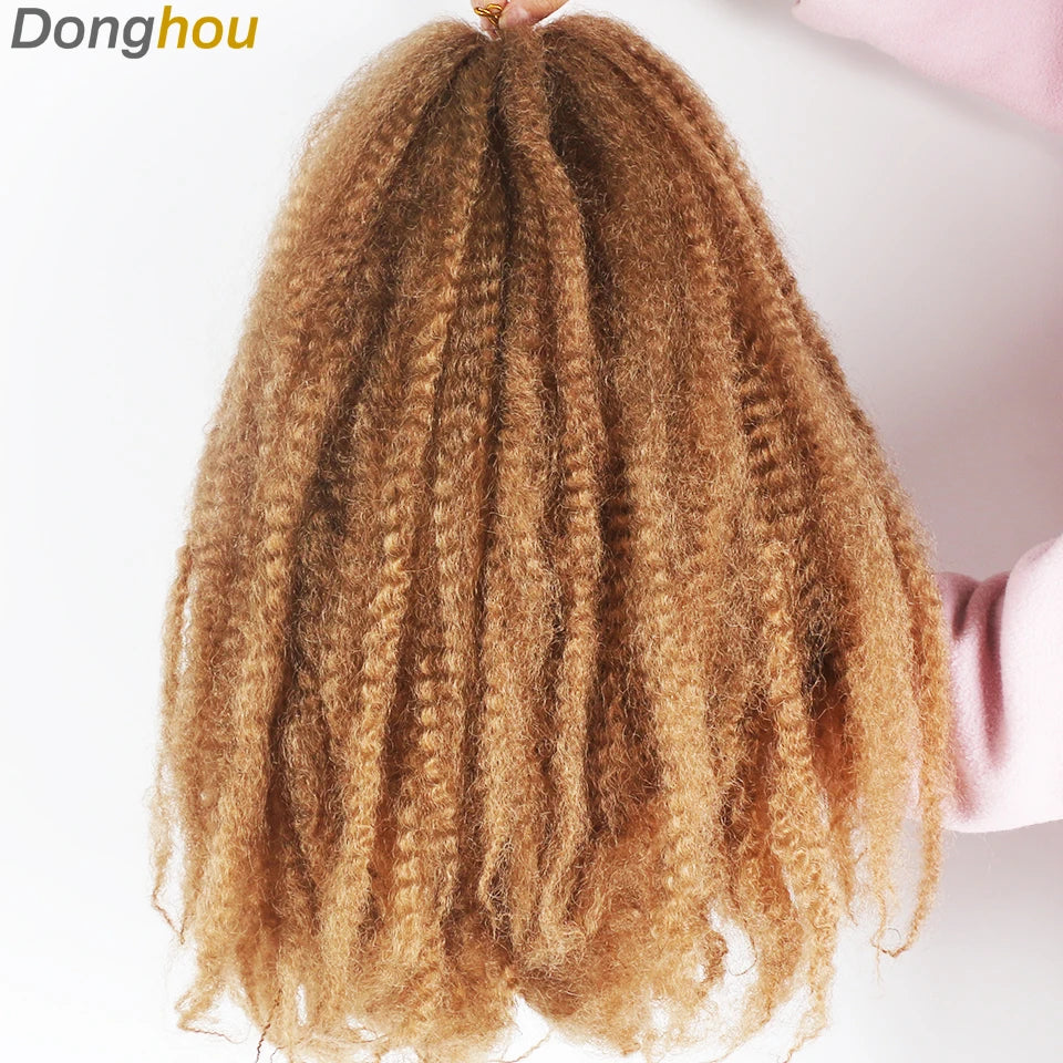 Marley Hair For Braids Afro Kinky Marley Braid Hair Kanekalon Synthetic Bob Marley Ombre Braiding Hair Extensions Easy Braid