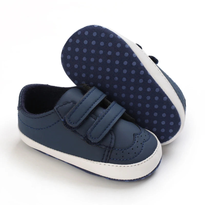 Newborn Baby Prewalker Girls Boys Casual Shoes Leather Non-Slip Soft-Sole Infant Toddler First Walkers 0-18M Baptism