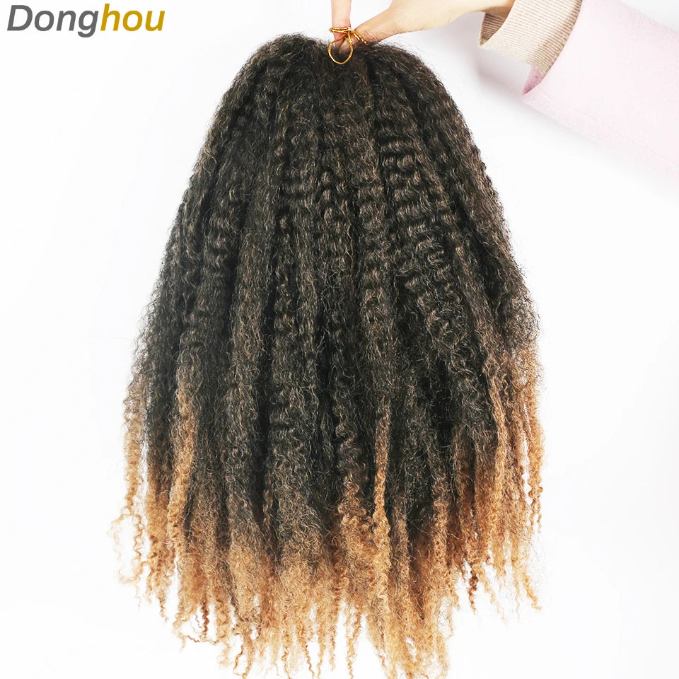 Marley Hair For Braids Afro Kinky Marley Braid Hair Kanekalon Synthetic Bob Marley Ombre Braiding Hair Extensions Easy Braid