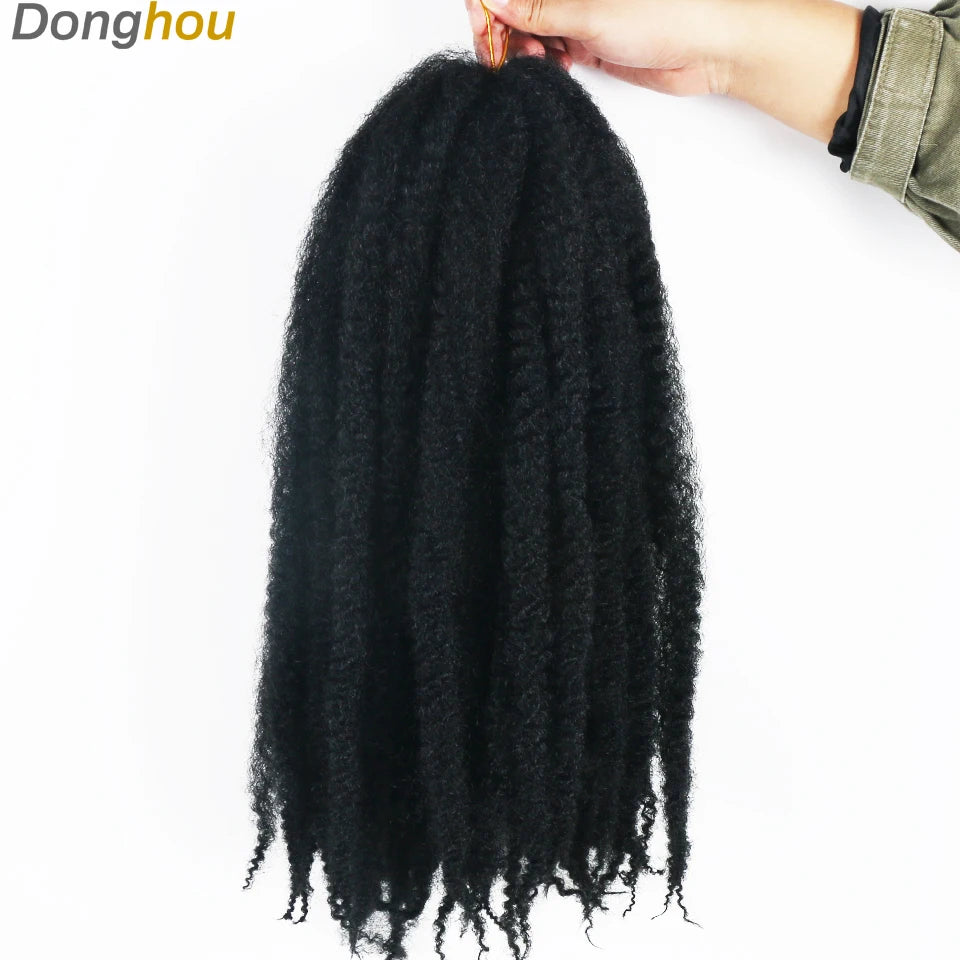 Marley Hair For Braids Afro Kinky Marley Braid Hair Kanekalon Synthetic Bob Marley Ombre Braiding Hair Extensions Easy Braid