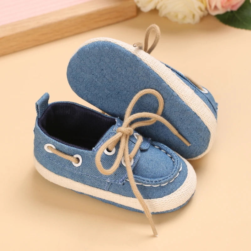 Newborn Baby Prewalker Girls Boys Casual Shoes Leather Non-Slip Soft-Sole Infant Toddler First Walkers 0-18M Baptism