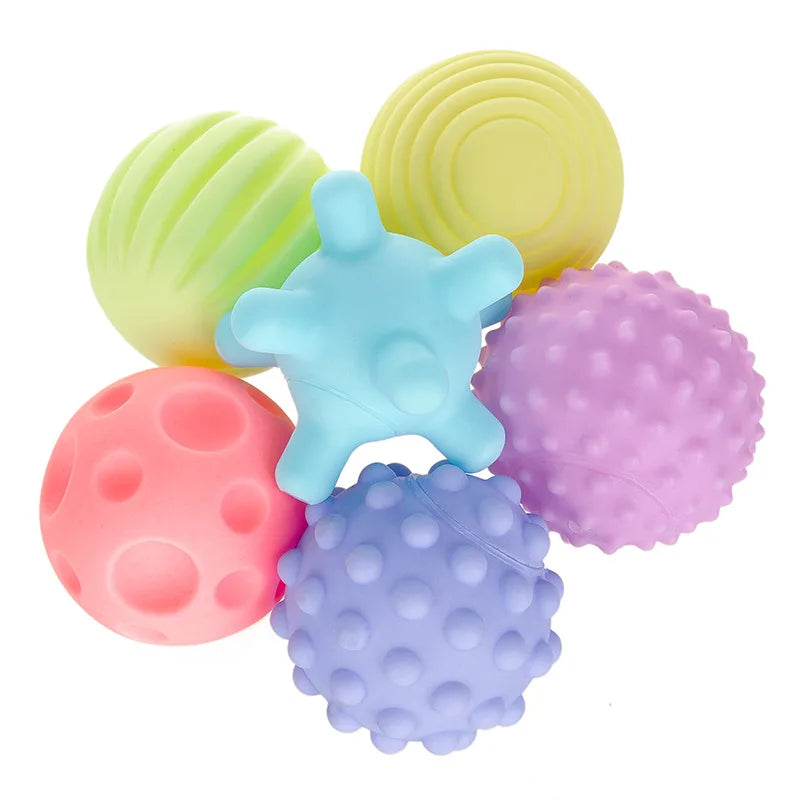 Sensory Development Toys For Babies 0 to 12 Months Tactile Baby Ball Soft Massage Toys Ball Educational Baby Games Toys