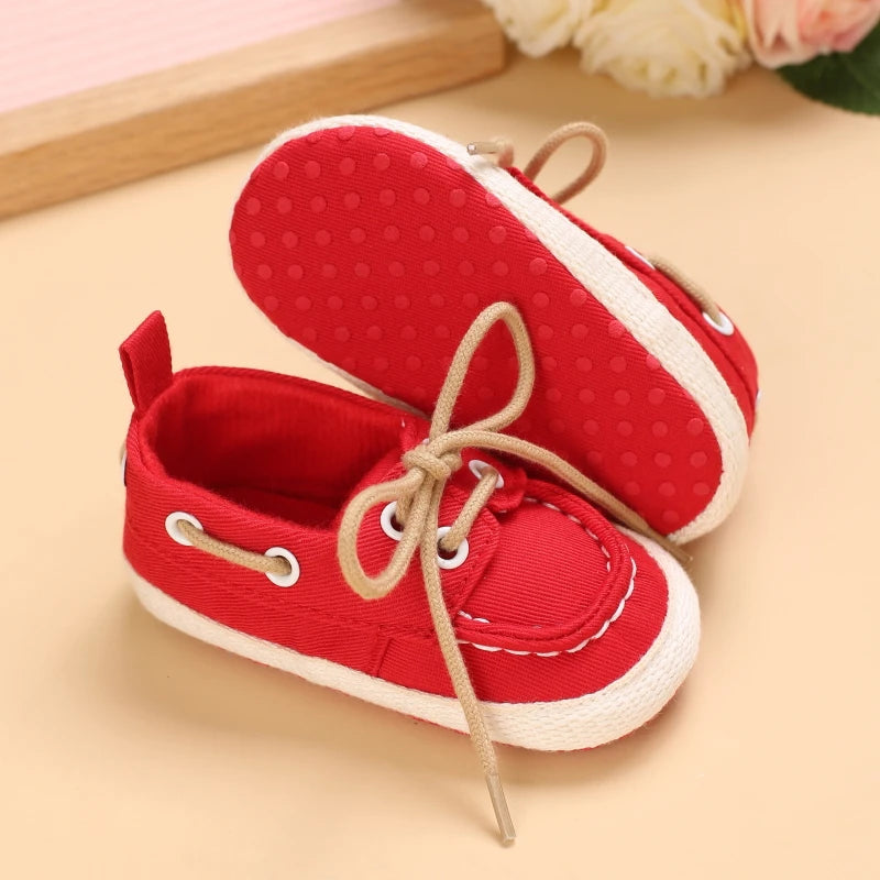 Newborn Baby Prewalker Girls Boys Casual Shoes Leather Non-Slip Soft-Sole Infant Toddler First Walkers 0-18M Baptism