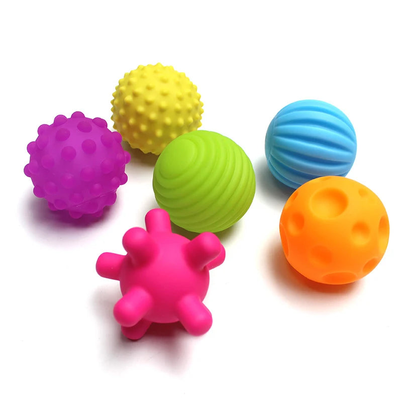 Sensory Development Toys For Babies 0 to 12 Months Tactile Baby Ball Soft Massage Toys Ball Educational Baby Games Toys