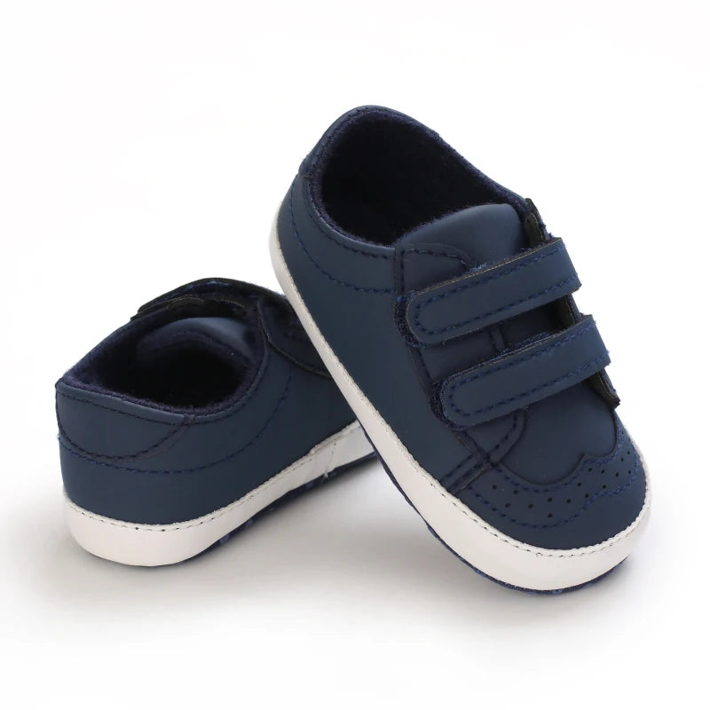 Newborn Baby Prewalker Girls Boys Casual Shoes Leather Non-Slip Soft-Sole Infant Toddler First Walkers 0-18M Baptism