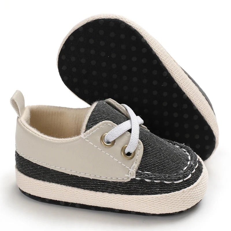 Newborn Baby Prewalker Girls Boys Casual Shoes Leather Non-Slip Soft-Sole Infant Toddler First Walkers 0-18M Baptism