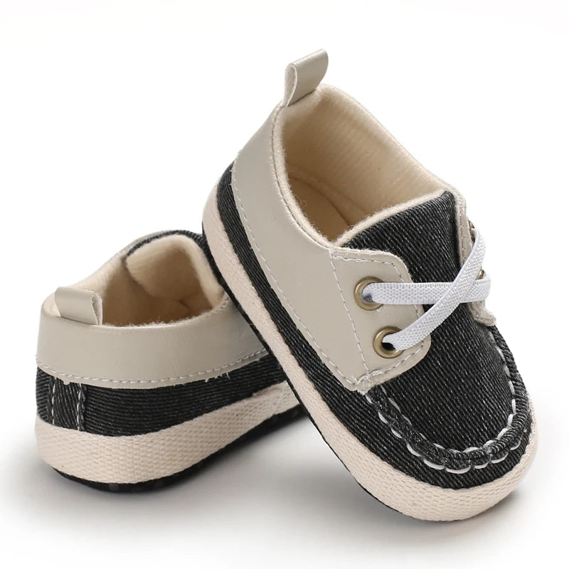 Newborn Baby Prewalker Girls Boys Casual Shoes Leather Non-Slip Soft-Sole Infant Toddler First Walkers 0-18M Baptism