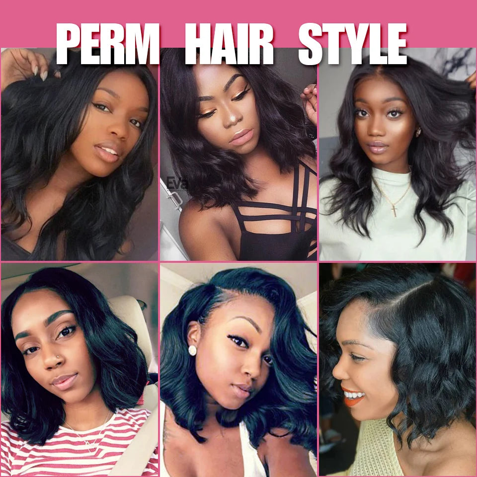 Human Hair Lace Wigs Cranberry Hair Straight Lace Front Wig Peruvian Hair Bob 13x4 Lace Front Wigs Short Bob 4x4 Closure Wig