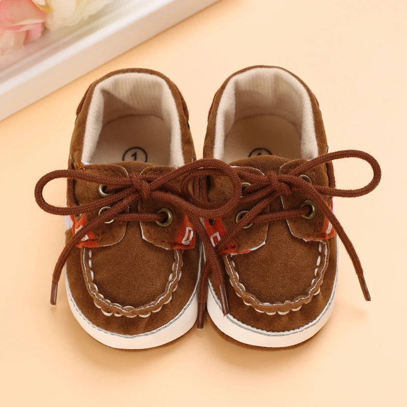 Newborn Baby Prewalker Girls Boys Casual Shoes Leather Non-Slip Soft-Sole Infant Toddler First Walkers 0-18M Baptism