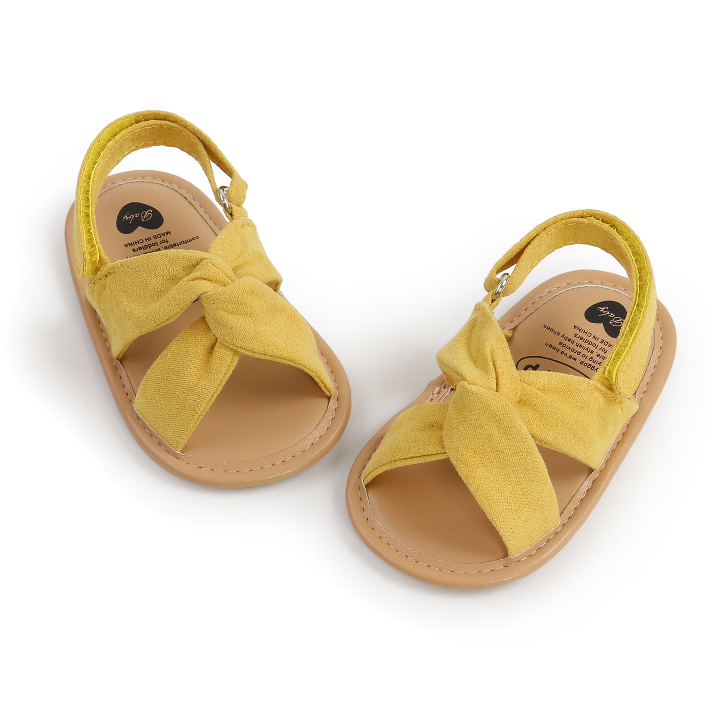 Summer Newborn Baby Girls Sandals Shoes Simple Style Solid Color Soft Sole Shoes Outdoor Indoor