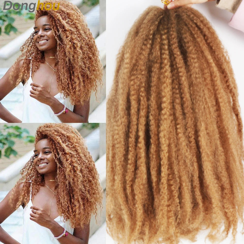 Marley Hair For Braids Afro Kinky Marley Braid Hair Kanekalon Synthetic Bob Marley Ombre Braiding Hair Extensions Easy Braid