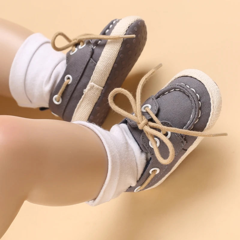 Newborn Baby Prewalker Girls Boys Casual Shoes Leather Non-Slip Soft-Sole Infant Toddler First Walkers 0-18M Baptism