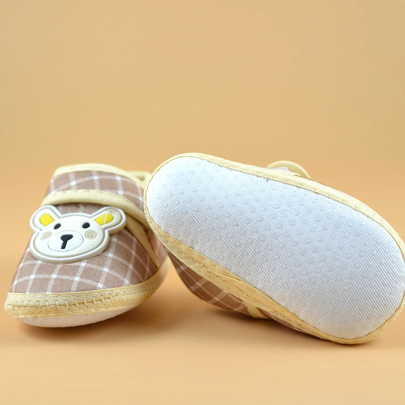 Cartoon Baby Booties Girl Boy Soft Sole Anti-slip Shoes Toddler Shoes Scarpe Bambino Baby Schoenen Newborn Shoes First Walkers