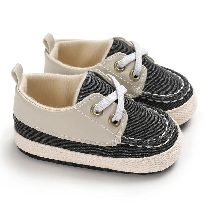 Newborn Baby Prewalker Girls Boys Casual Shoes Leather Non-Slip Soft-Sole Infant Toddler First Walkers 0-18M Baptism