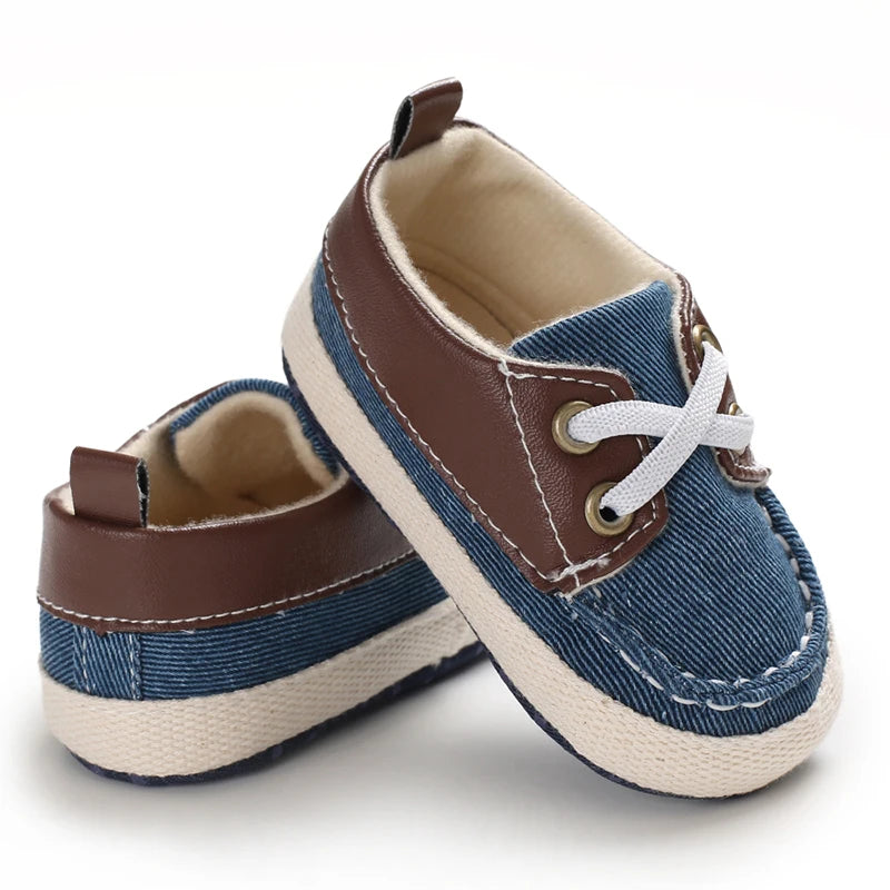 Newborn Baby Prewalker Girls Boys Casual Shoes Leather Non-Slip Soft-Sole Infant Toddler First Walkers 0-18M Baptism