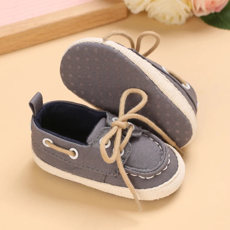 Newborn Baby Prewalker Girls Boys Casual Shoes Leather Non-Slip Soft-Sole Infant Toddler First Walkers 0-18M Baptism