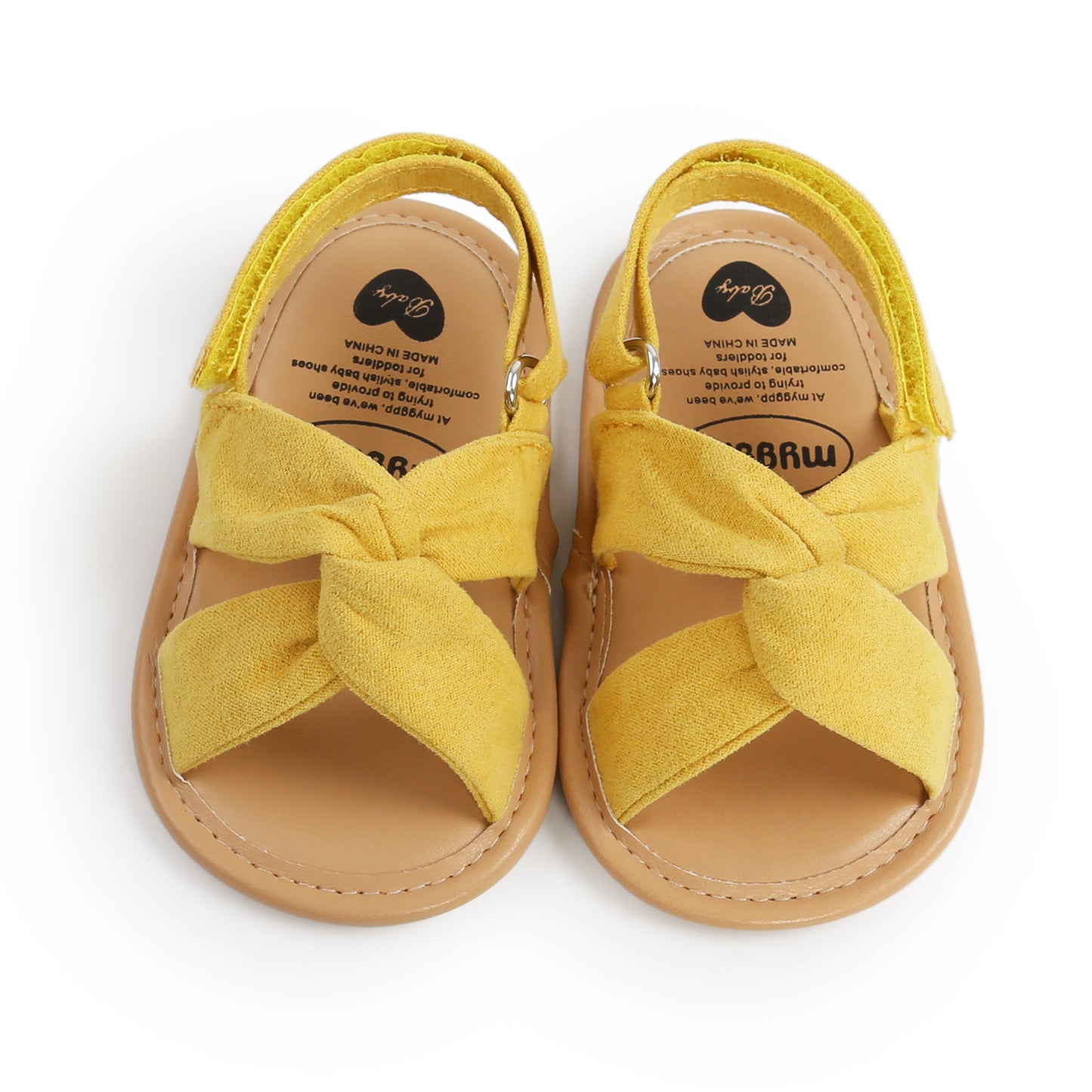 Summer Newborn Baby Girls Sandals Shoes Simple Style Solid Color Soft Sole Shoes Outdoor Indoor