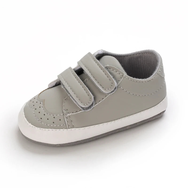 Newborn Baby Prewalker Girls Boys Casual Shoes Leather Non-Slip Soft-Sole Infant Toddler First Walkers 0-18M Baptism