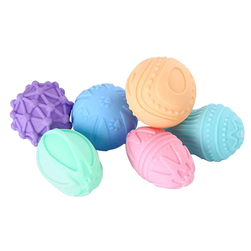 Sensory Development Toys For Babies 0 to 12 Months Tactile Baby Ball Soft Massage Toys Ball Educational Baby Games Toys