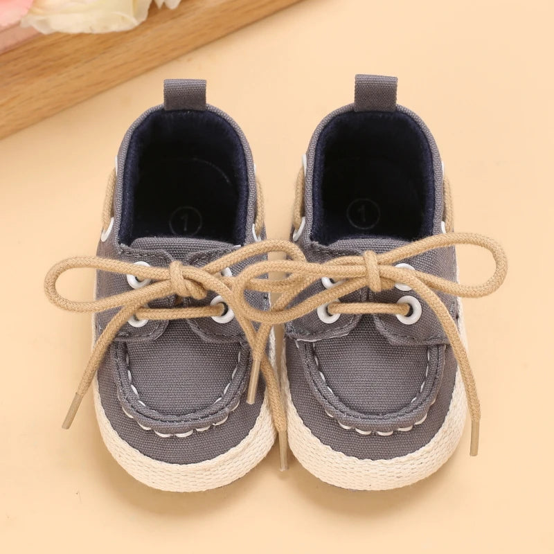 Newborn Baby Prewalker Girls Boys Casual Shoes Leather Non-Slip Soft-Sole Infant Toddler First Walkers 0-18M Baptism