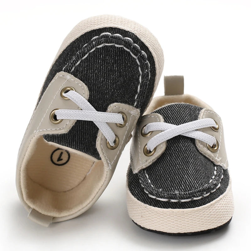 Newborn Baby Prewalker Girls Boys Casual Shoes Leather Non-Slip Soft-Sole Infant Toddler First Walkers 0-18M Baptism