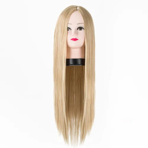 Black Wig Fei-Show Synthetic Heat Resistant Long Straight Middle Part Line Costume Cosplay Hair 26 Inches Salon Party Hairpieces