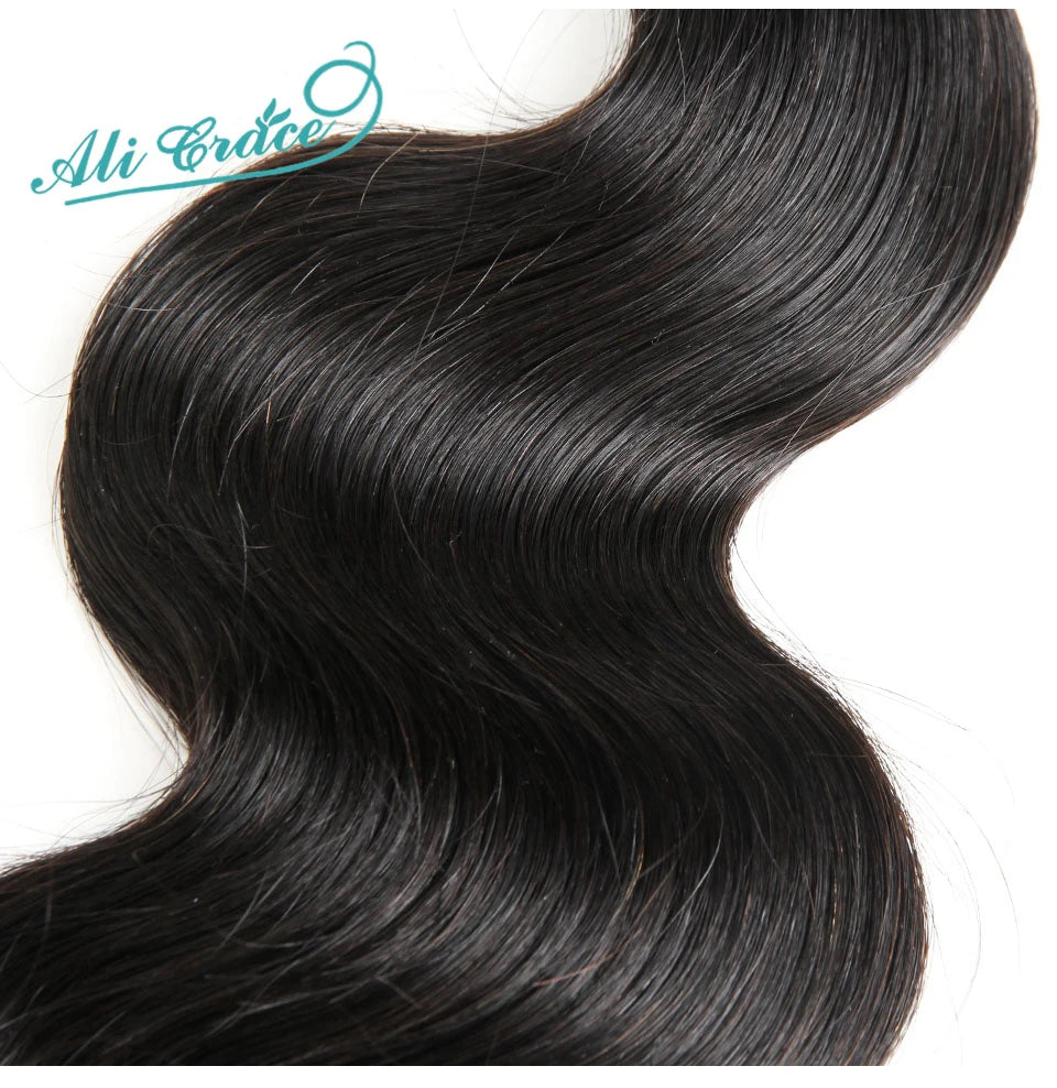 Ali Grace Hair Body Wave Bundles Human Hair 1/3/4 Pcs 100% Remy Human Hair Bundle Brazilian Hair 30inch Body Wave Hair Extension