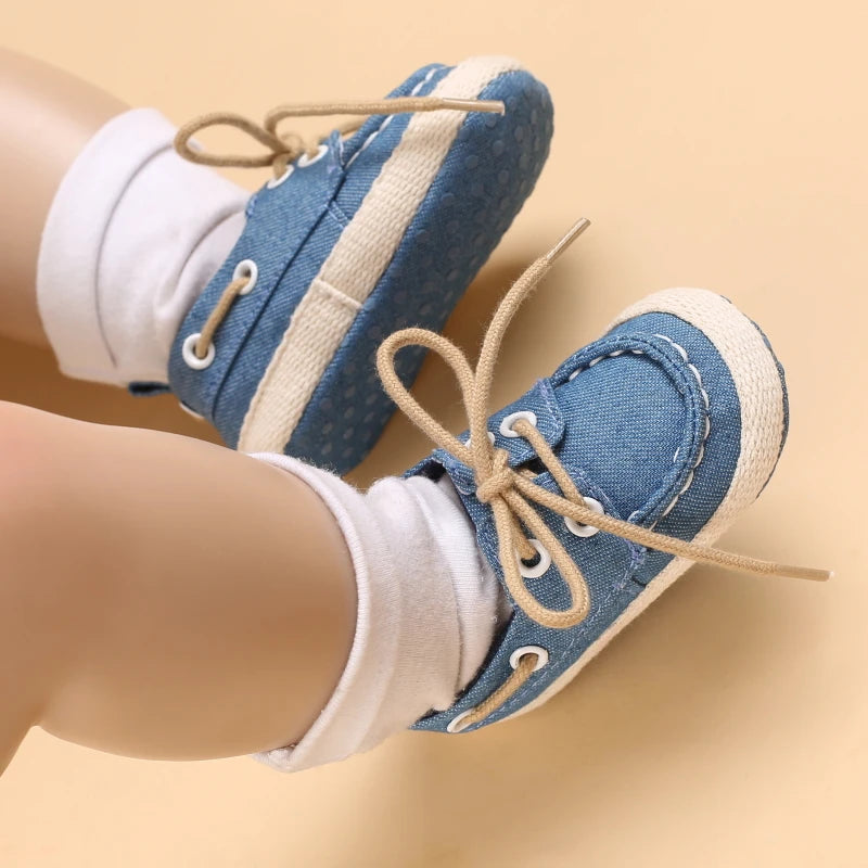 Newborn Baby Prewalker Girls Boys Casual Shoes Leather Non-Slip Soft-Sole Infant Toddler First Walkers 0-18M Baptism