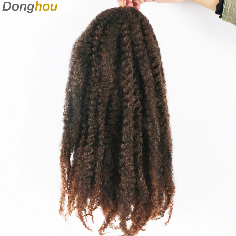 Marley Hair For Braids Afro Kinky Marley Braid Hair Kanekalon Synthetic Bob Marley Ombre Braiding Hair Extensions Easy Braid