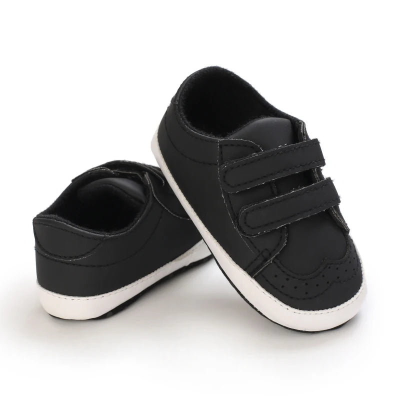 Newborn Baby Prewalker Girls Boys Casual Shoes Leather Non-Slip Soft-Sole Infant Toddler First Walkers 0-18M Baptism