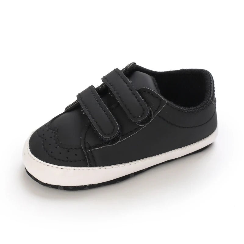 Newborn Baby Prewalker Girls Boys Casual Shoes Leather Non-Slip Soft-Sole Infant Toddler First Walkers 0-18M Baptism