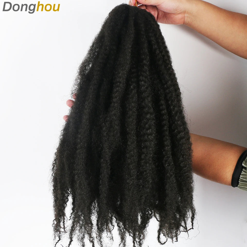 Marley Hair For Braids Afro Kinky Marley Braid Hair Kanekalon Synthetic Bob Marley Ombre Braiding Hair Extensions Easy Braid