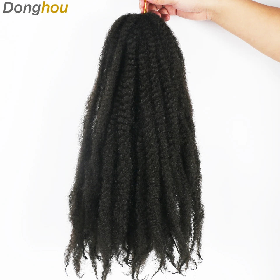 Marley Hair For Braids Afro Kinky Marley Braid Hair Kanekalon Synthetic Bob Marley Ombre Braiding Hair Extensions Easy Braid