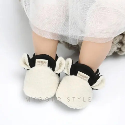 Lioraitiin  Winter Toddler Baby Boy Girl Warm Soft Sole Crib Shoes Newborn Infant Sneaker