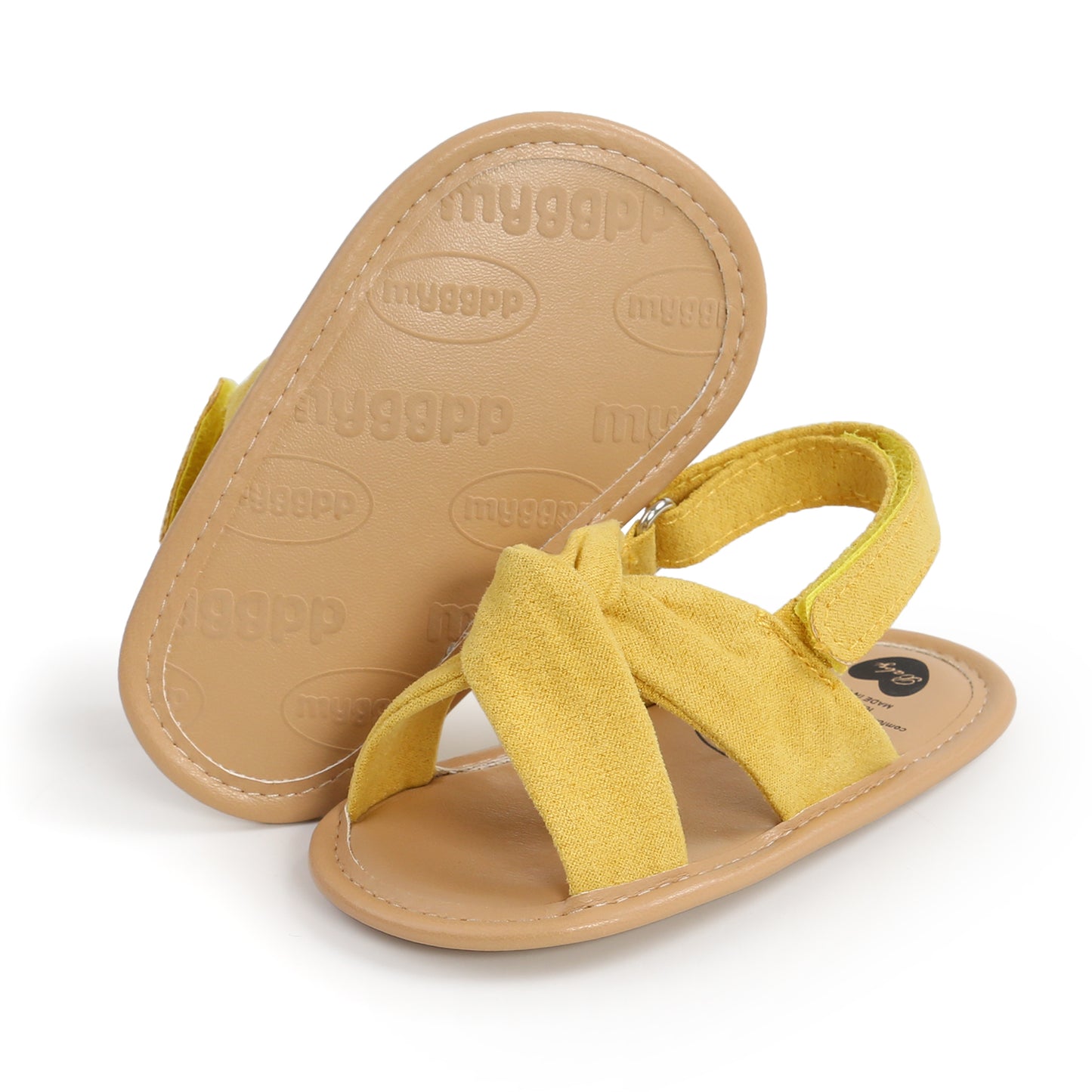 Summer Newborn Baby Girls Sandals Shoes Simple Style Solid Color Soft Sole Shoes Outdoor Indoor