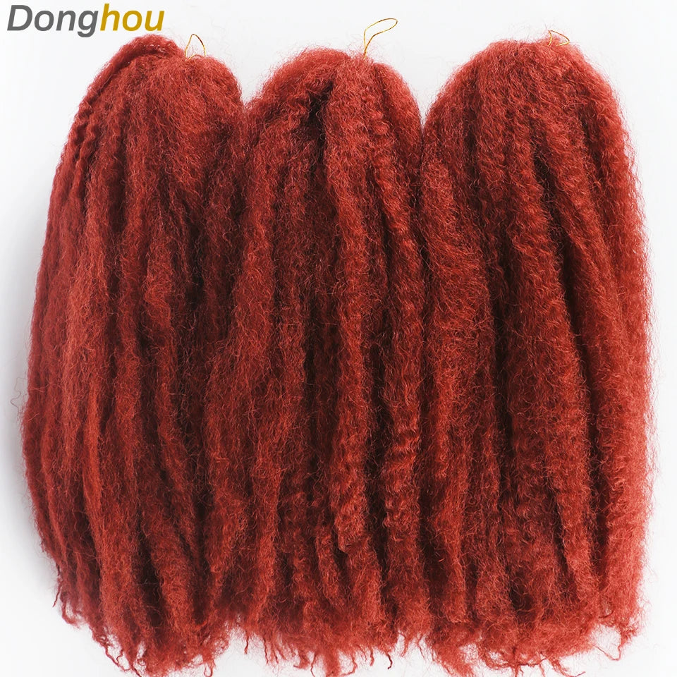 Marley Hair For Braids Afro Kinky Marley Braid Hair Kanekalon Synthetic Bob Marley Ombre Braiding Hair Extensions Easy Braid