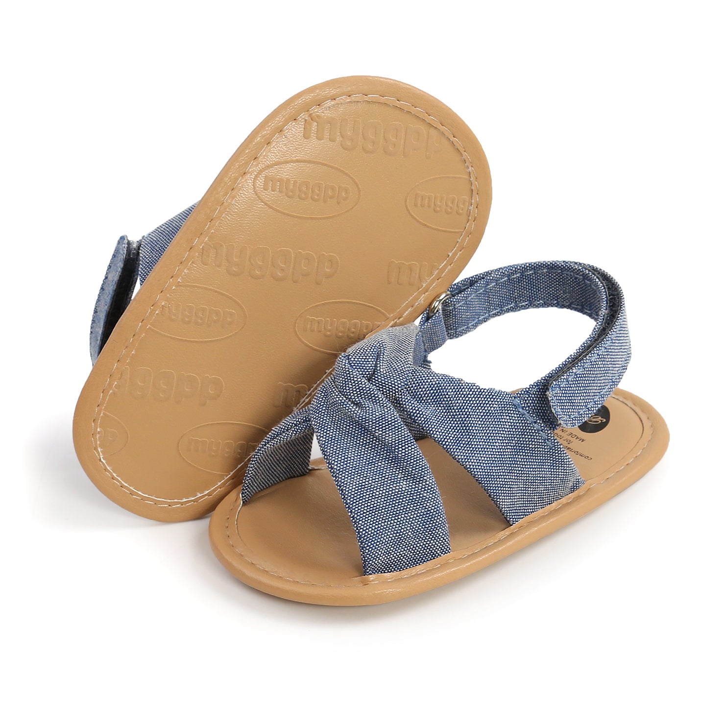 Summer Newborn Baby Girls Sandals Shoes Simple Style Solid Color Soft Sole Shoes Outdoor Indoor