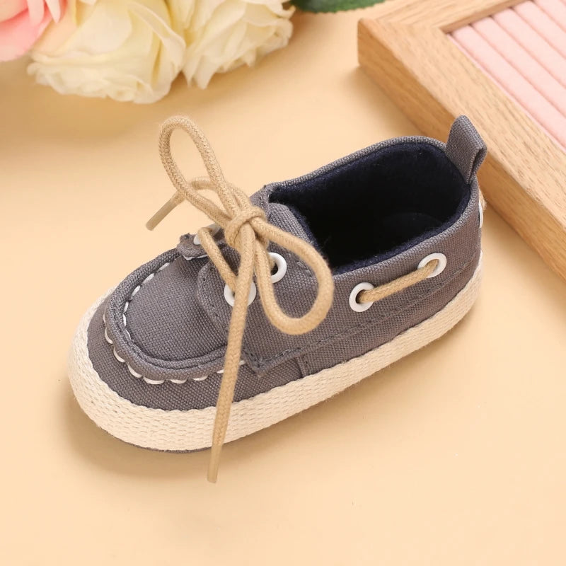 Newborn Baby Prewalker Girls Boys Casual Shoes Leather Non-Slip Soft-Sole Infant Toddler First Walkers 0-18M Baptism