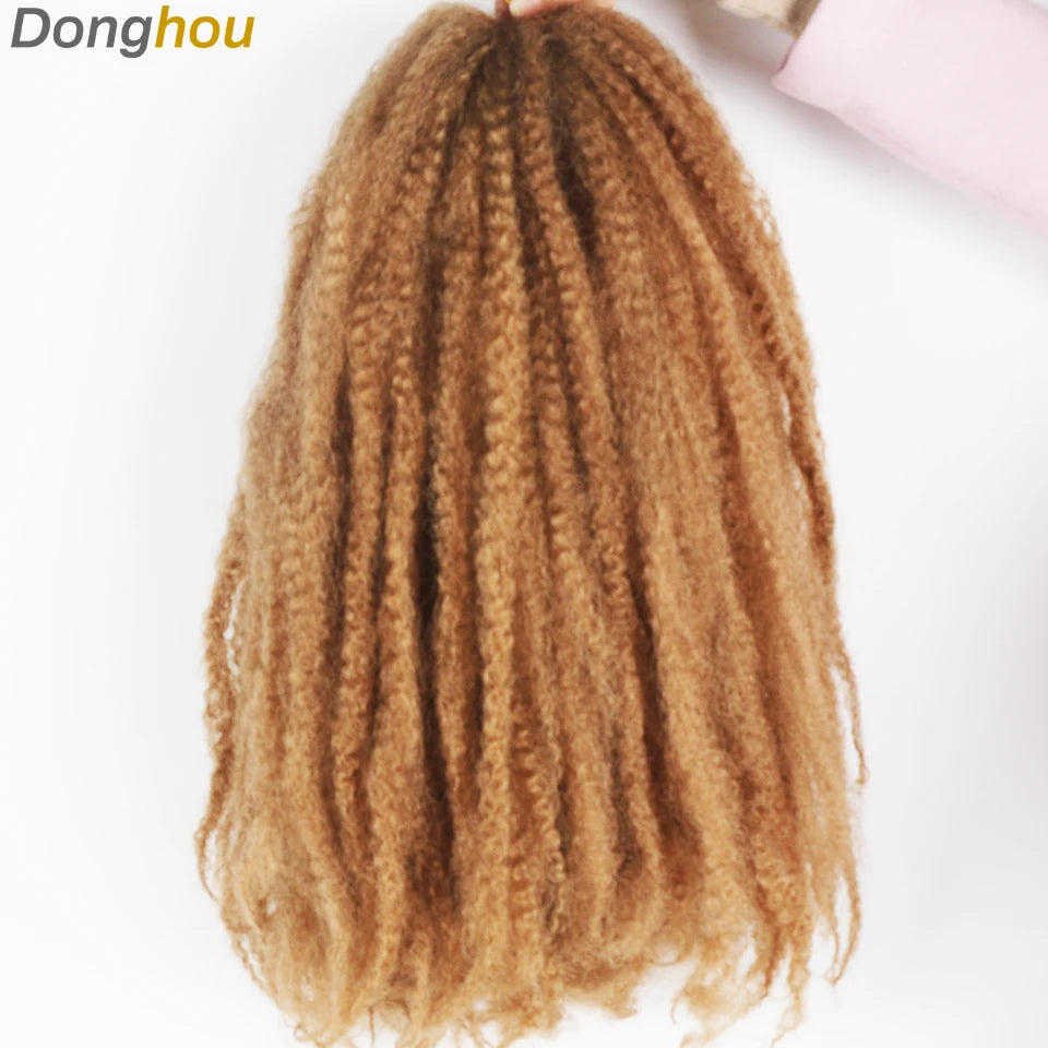 Marley Hair For Braids Afro Kinky Marley Braid Hair Kanekalon Synthetic Bob Marley Ombre Braiding Hair Extensions Easy Braid