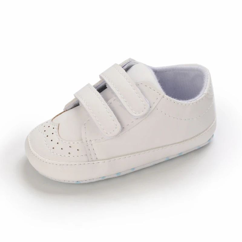 Newborn Baby Prewalker Girls Boys Casual Shoes Leather Non-Slip Soft-Sole Infant Toddler First Walkers 0-18M Baptism