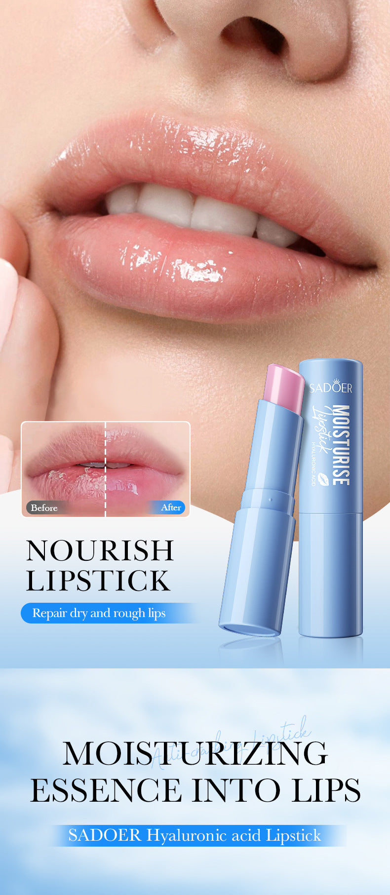 New Whitening Lip Balm Remove Dark Lighten Melanin Mask Exfoliate Dead Skin Fade Lip Line Moisturizer Brighten Repair Lips Care