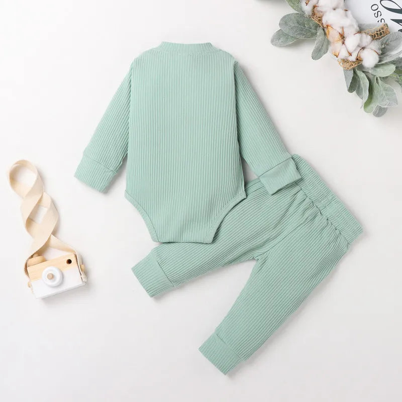 RUEWEY Pant Sets Children's Top and Bottom Set Baby Girl Boy Clothes Groups Items Spring Autumn Clothes Newborn Baby Things