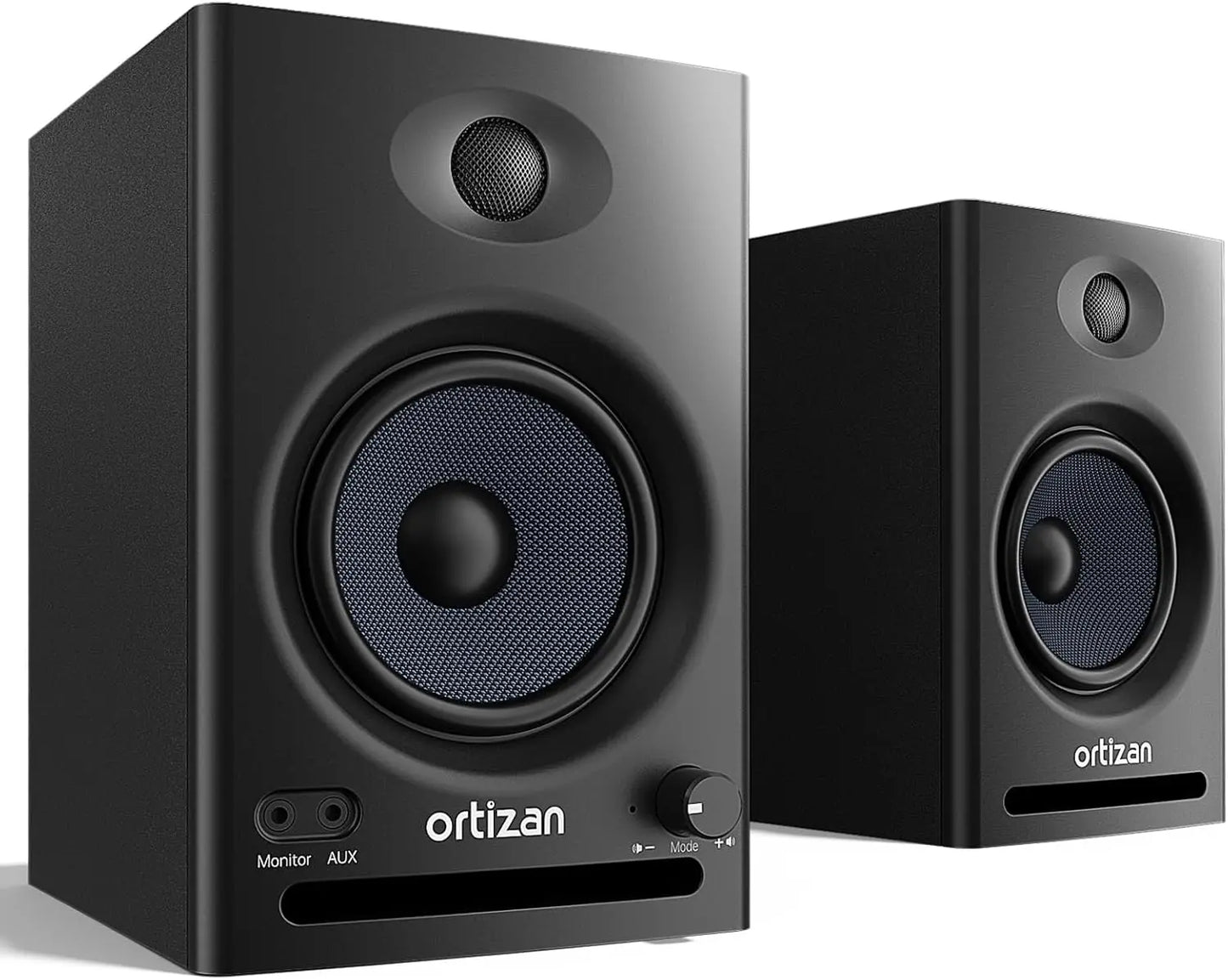 Ortizan C7 Dual-Mode 2.0 Studio Monitors, Active Monitor Speakers for Near Field Music Production, Bluetooth Computer Speakers