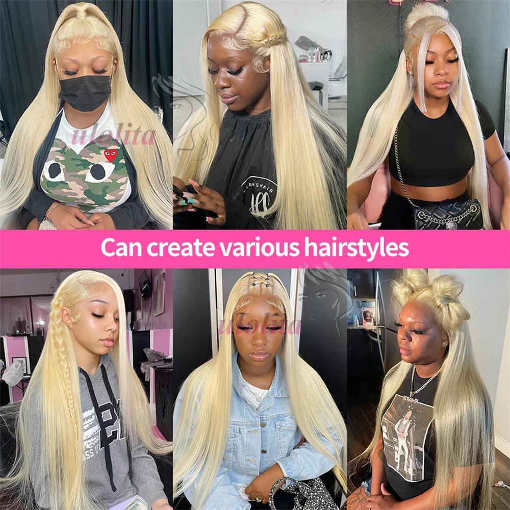 Full Lace Human Hair Wig 613 full lace Straight HD Transparent Lace Wigs For Black Women 360 peruvian full lace straight wigs